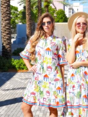 NWOT Islapayal Vienna Shirt Dress